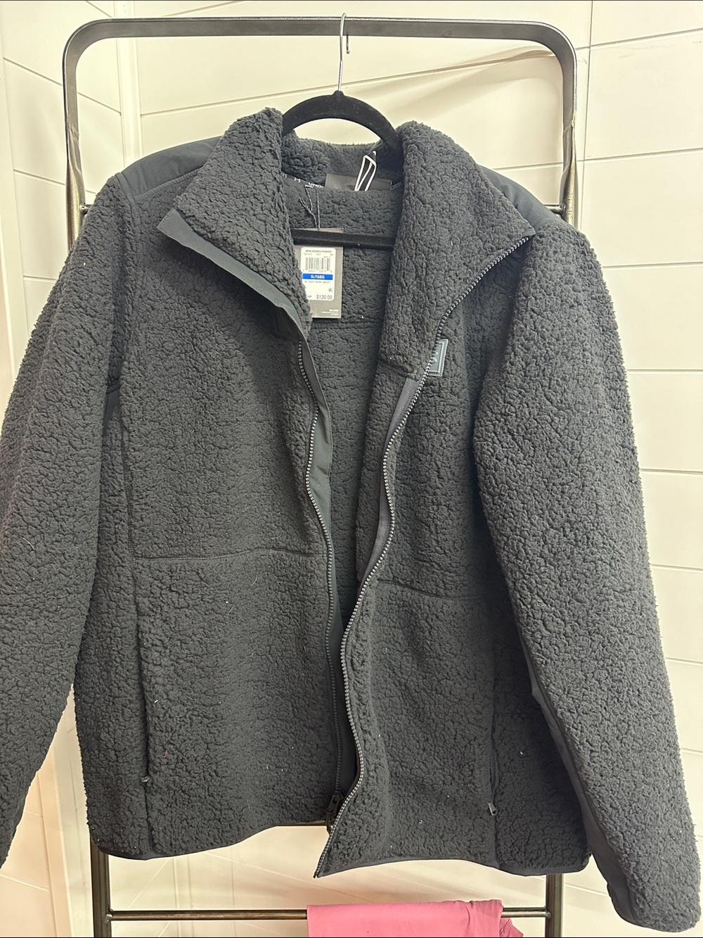 Under Armour Men's Black Sherpa Puffer Jacket